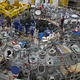 El Wendelstein 7-X, durante su construcción.